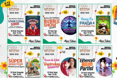 İnegöl’de ara tatil çocuklar için şölene dönüşüyor