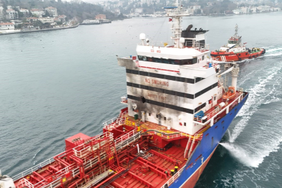 Odessa saldırısından sağ kurtulan Türk gemisi Boğazdan geçti