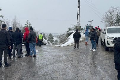 Kar altında zamana karşı yarış