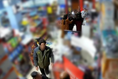 Markette kavga: Ortalık savaş alanına döndü