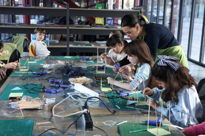 Nilüferli çocukların tatili dolu dolu geçiyor