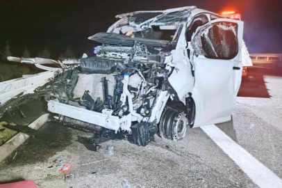 Altın yüklü zırhlı araç takla attı: 11 kilo altın sırra kadem bastı