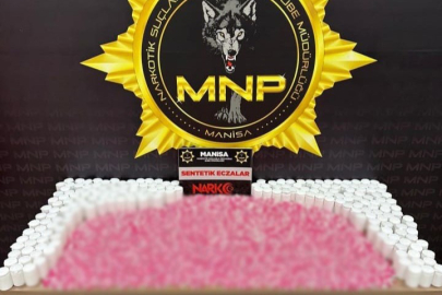 Araçta binlerce sentetik hap ele geçirildi