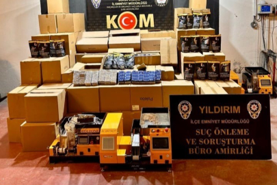 Bursa’da kaçak tütün operasyonu: 460 kilo tütün yakalandı