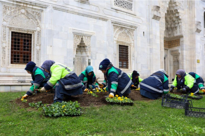 Bursa kışın da çiçek bahçesine dönüşüyor