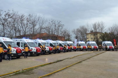 Bursa'ya 17 yeni 112 acil ambulansı