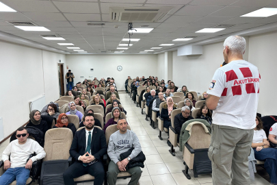 Nilüfer Belediyesi personeline "Temel Afet Bilinci" eğitimi