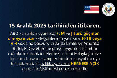 ABD vize başvurusunda sosyal medya şartı