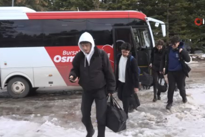 Osmangazi’de dersane öğrencileri Uludağ kampıyla ödüllendirildi