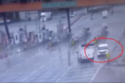 Bursa'da otoyolda pes dedirten görüntü: Ters şeritte kilometrelerce ilerledi