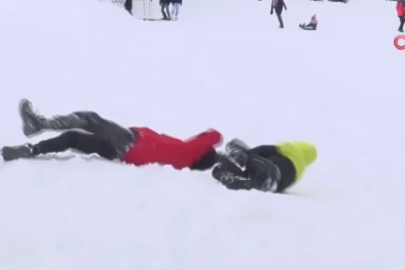 Uludağ’da sömestir tatilinin son gününde yoğunluk sürüyor