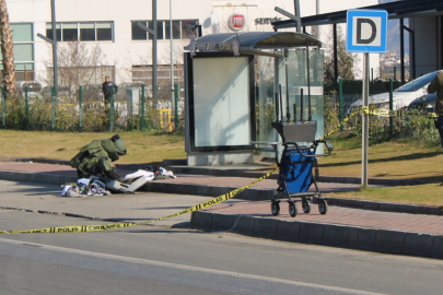 Alışveriş merkezindeki durakta şüpheli valiz paniği