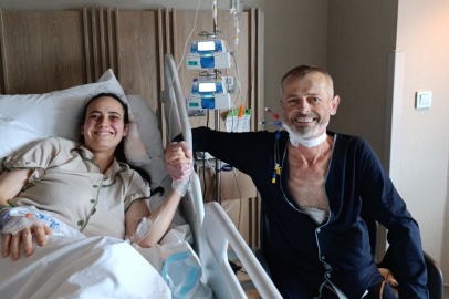 Kızının karaciğeri ile hayata tutundu