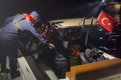 İHA tespit etti, Sahil Güvenlik yakaladı