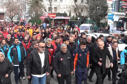 Bursa’da 6 Şubat şehitleri için sessiz yürüyüş