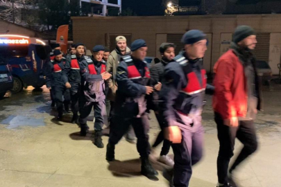 İnegöl’de kaçak göçmen operasyonu