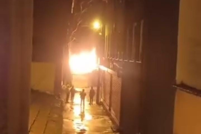 Bursa'da depo yangını, korku dolu anlar yaşattı