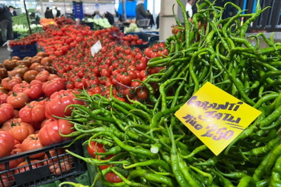 Seraları su basınca sivri biber ve salatalığın ateşi yükseldi