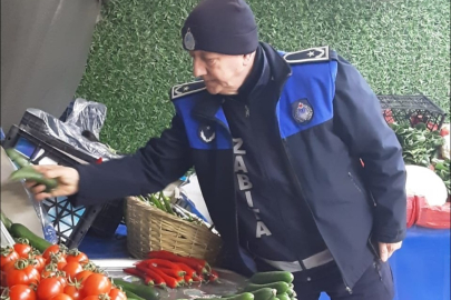 Zabıtadan manav denetimi