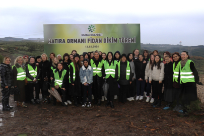 Bursa BUSADER 10 bin fidanı toprakla buluşturdu