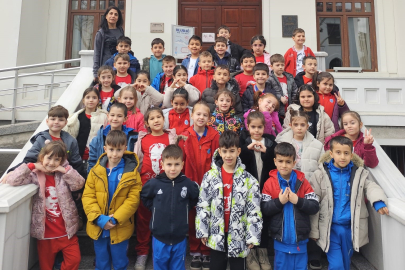 İlkokul öğrencileri, Kent Müzesi'nde tarihe yolculuk yaptı