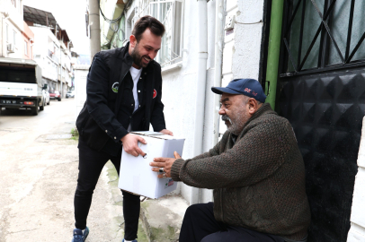 Osmangazi’de Ramazan kolisi dağıtımı devam ediyor