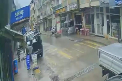 Sürücünün şekeri düştü, kontrolden çıkan araç çarşıyı birbirine kattı