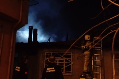 Bursa'da müstakil evde korkutan yangın