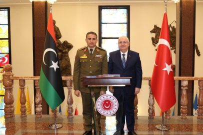 Bakan Güler, Libya Genelkurmay Başkan Vekili Al-Namroush’u kabul etti