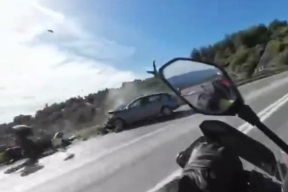 Bursa'da motosiklette ölüm böyle geldi...