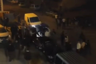 Kan donduran görüntüler: Aracıyla kavga edenleri ezdi