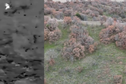 Termal drone destekli denetimde 2 kaçak avcı yakalandı