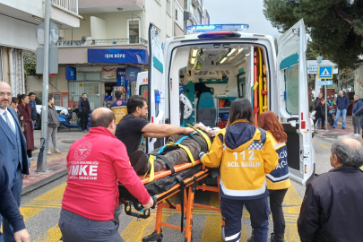 Otomobilin çarptığı yaya yaralandı