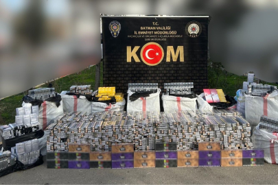 28 bin paket kaçak sigara hurdaların altından çıktı