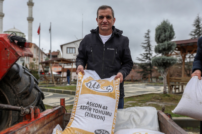 Büyükşehir'de üreticiye fidan ve tohum desteği