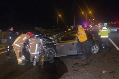 Bursa'da otobanda feci kaza: 1 yaralı