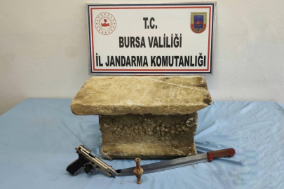 Bursa'da tarihi eser kaçakçılığına jandarma engeli