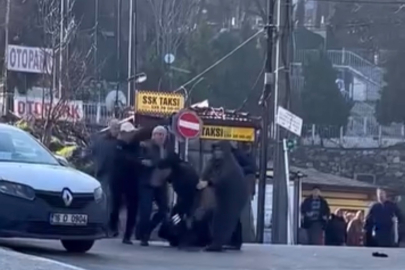 Bursa'da trafikte tekme tokat yol verme kavgası