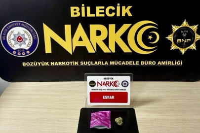 Bilecik'te uyuşturucu operasyonu: 1 gözaltı