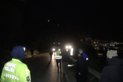 Bursa’da heyelan: Mudanya-Kurşunlu yolu trafiğe kapandı