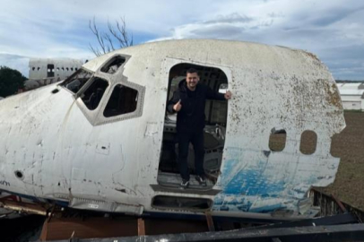 Bursa'da hurdacıdaki Boeing 747 uçak görenleri şaşkına çeviriyor