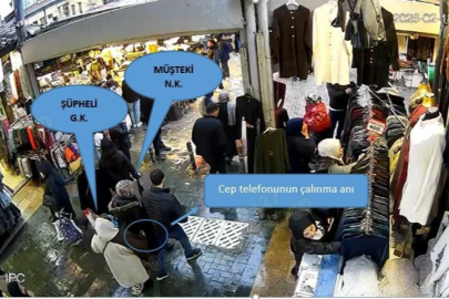 Bursa’da yankesicinin el çabukluğu izleyenleri şoke etti