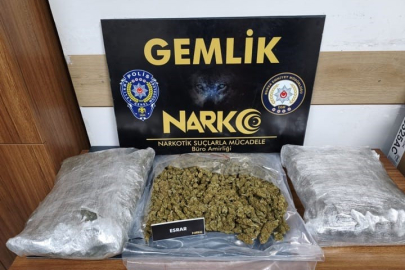 Bursa’da zehir tacirine büyük darbe: 3,7 kilo esrar ele geçirildi