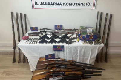 Ev değil, adeta cephanelik