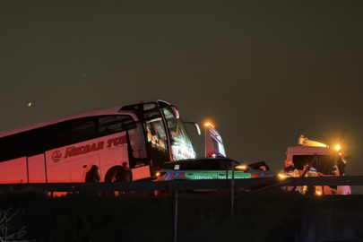 Anadolu Otoyolu'nda 16 araçlık zincirleme kaza: 14 yaralı