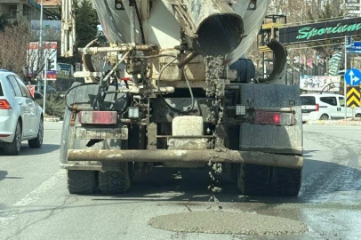 Yola beton döken mikser sürücüsüne 839 bin lira ceza