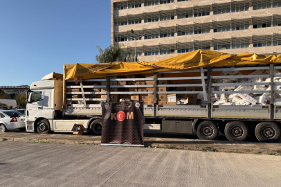 Tırdan 7 milyon 440 bin kaçak makaron çıktı