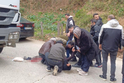 Hafriyat kamyonu cenaze törenine katılan kadına çarptı