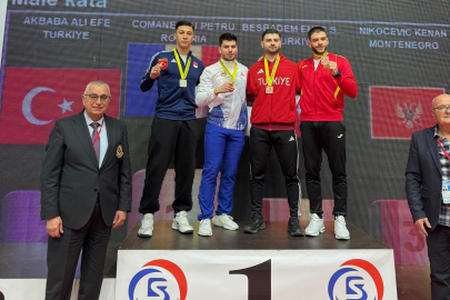 Belediyesporlu karateci Beşbadem, Balkan üçüncüsü