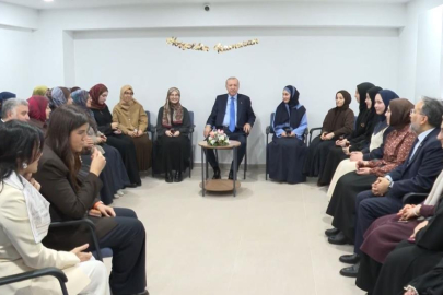 Cumhurbaşkanı Erdoğan üniversite öğrencileri ile bir araya geldi